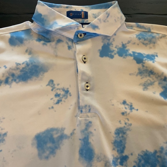 Stitch Golf Polo Shirt , size M,worn once, MSRP$105 Excellent condition A must - Picture 2 of 6